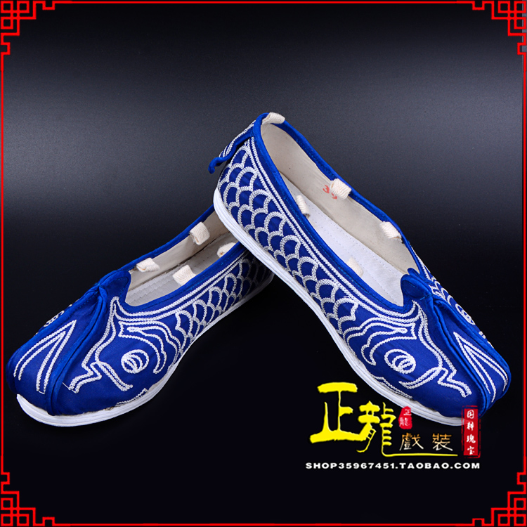 麻栗坡戏鞋舞台演出鞋水路英雄三义斋布底鱼鳞洒