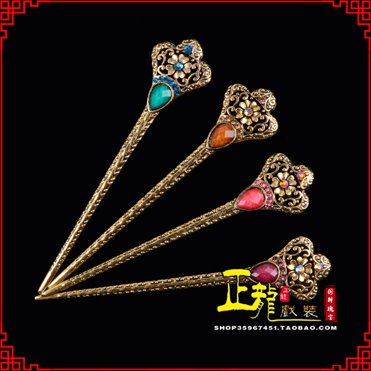 麻栗坡头饰老旦青衣员外夫人簪子 老旦发簪