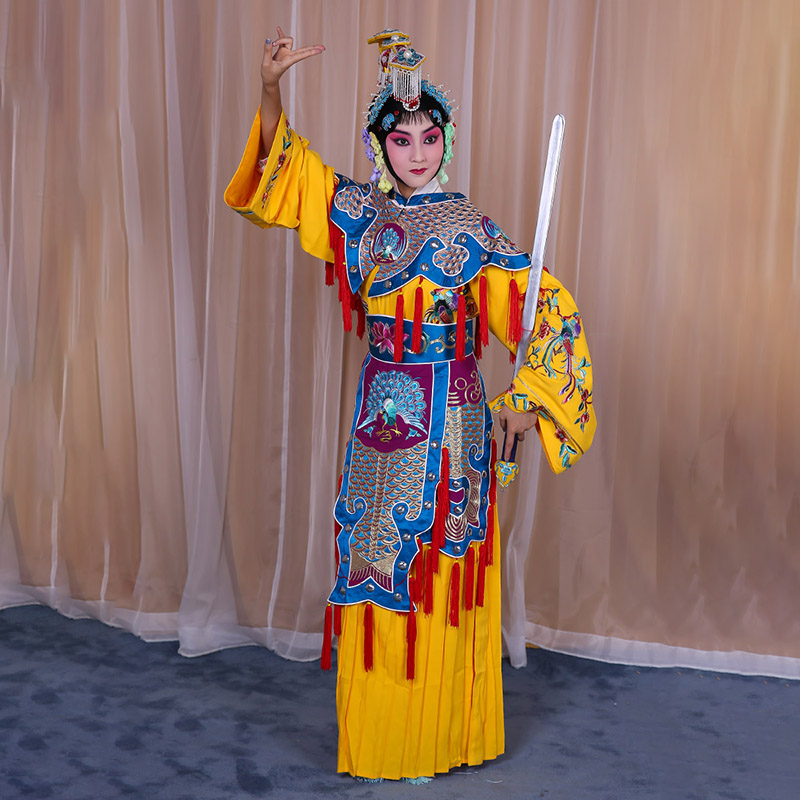 麻栗坡霸王别姬虞姬服 软绉别姬服